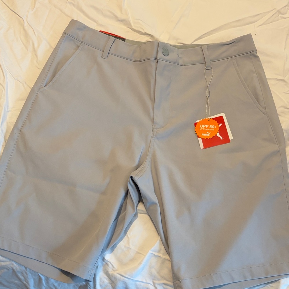 Puma Men's Light Gray Jackpot Shorts